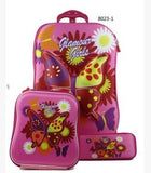 3D Kids Rolling School Bags