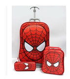 3D Kids Rolling School Bags