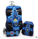 3D Kids Rolling School Bags