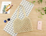hand-woven  straw bag