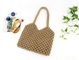 hand-woven  straw bag