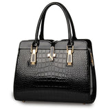 Elegant Alligator Patent Leather