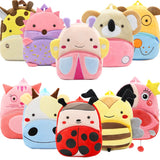 Cartoon Kids Plush Backpacks