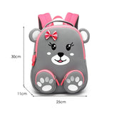 3D Lovely Bear School Bags Cute Animals