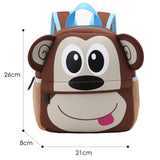 3D Lovely Bear School Bags Cute Animals