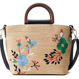 Embroidery Straw Woven Braided