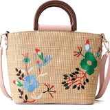 Embroidery Straw Woven Braided