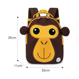 3D Lovely Bear School Bags Cute Animals