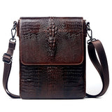 crocodile men's Vertical bag