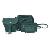 4 Pcs Women Bags PU Leather