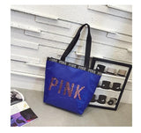 Sequin Handbag pink