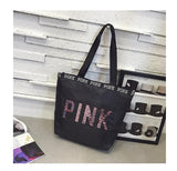 Sequin Handbag pink