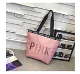 Sequin Handbag pink