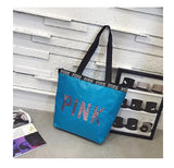 Sequin Handbag pink