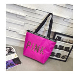 Sequin Handbag pink