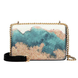 oil painting shoulder bag