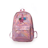 laser school bags holographic