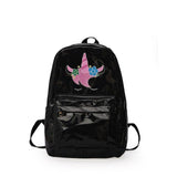 laser school bags holographic