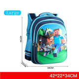 Cartoon Game Minecraft Schoolbags